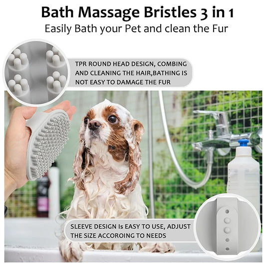 Bath Massage Bristle 3 in 1
