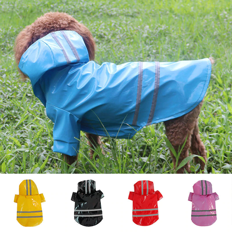 Dog Hooded Raincoats