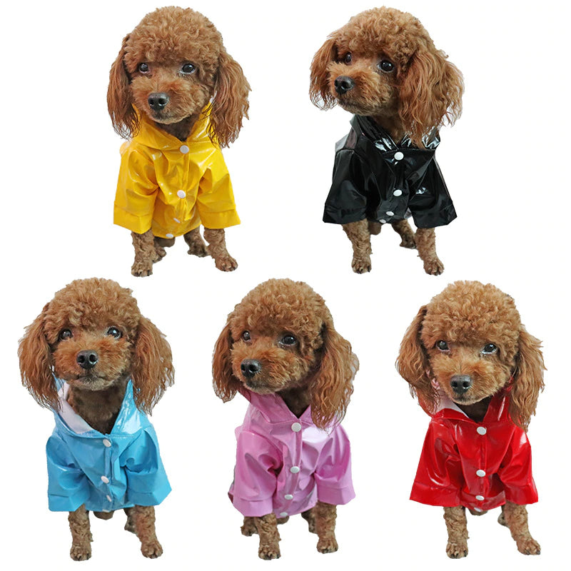 Dog Hooded Raincoats