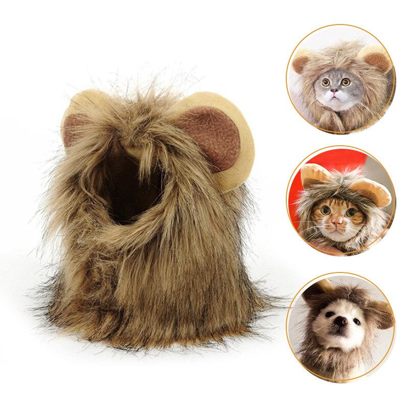 Cute Lion Mane Cat Wig