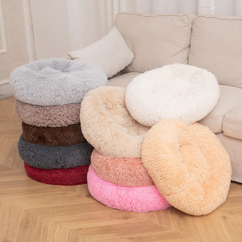 Round Bed Super Soft Long Plush