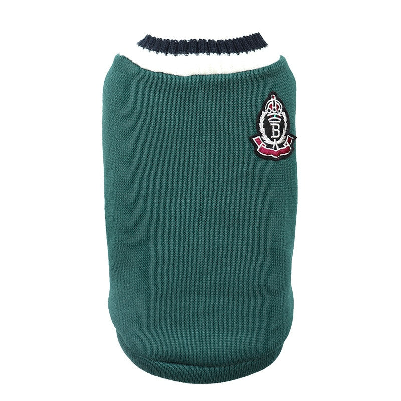 Varsity Style Pet Sweater