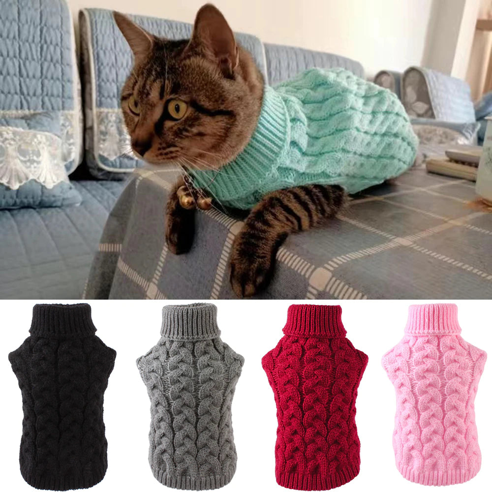 Knitted Cat Sweater