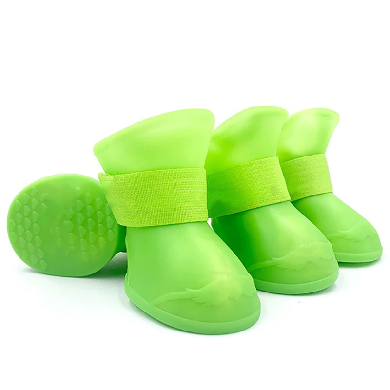 Pet Water Proof Rainshoe Anti-slip 4Pcs