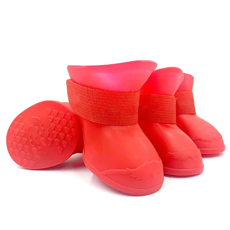 Pet Water Proof Rainshoe Anti-slip 4Pcs