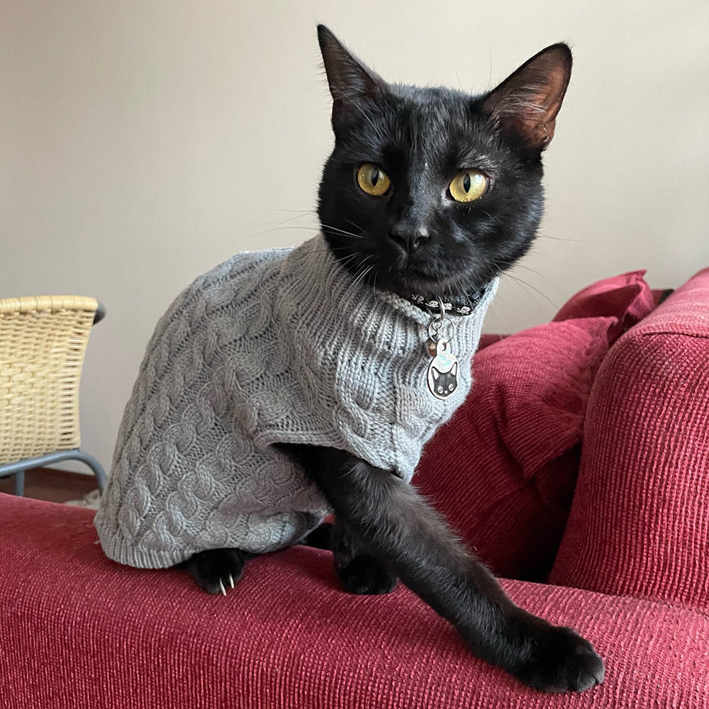 Knitted Cat Sweater