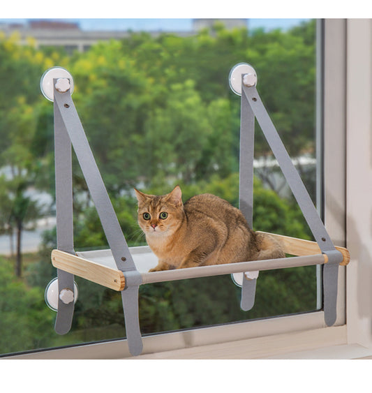 Hanging Wooden Cat Hammock