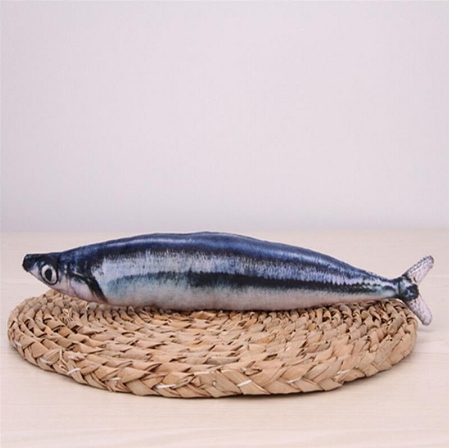 3D Carp Fish Shape Cat Toy