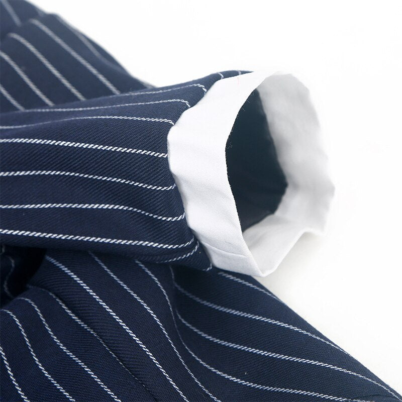 Formal striped Bow Tie Suit