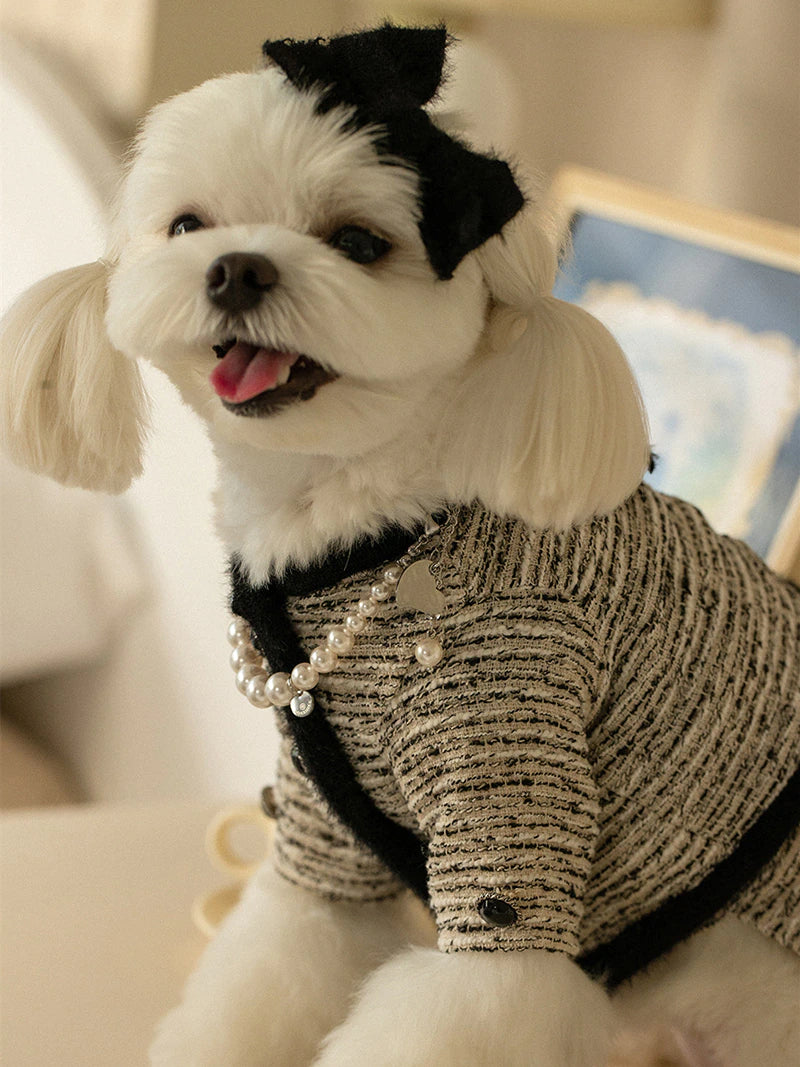 Knitting Pet Dress Tweed