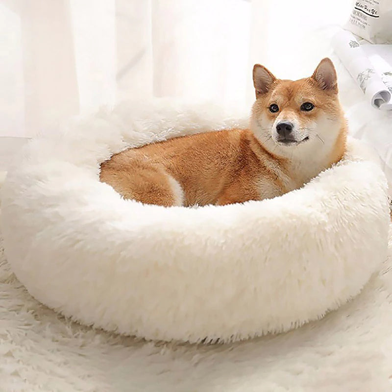 Round Bed Super Soft Long Plush