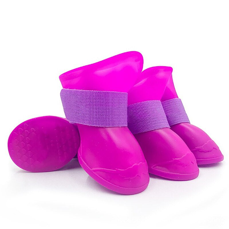 Pet Water Proof Rainshoe Anti-slip 4Pcs