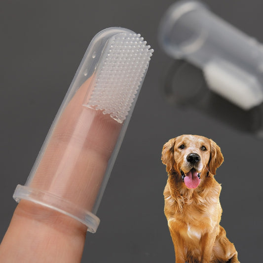 Dog Silicone Finger Toothbrush