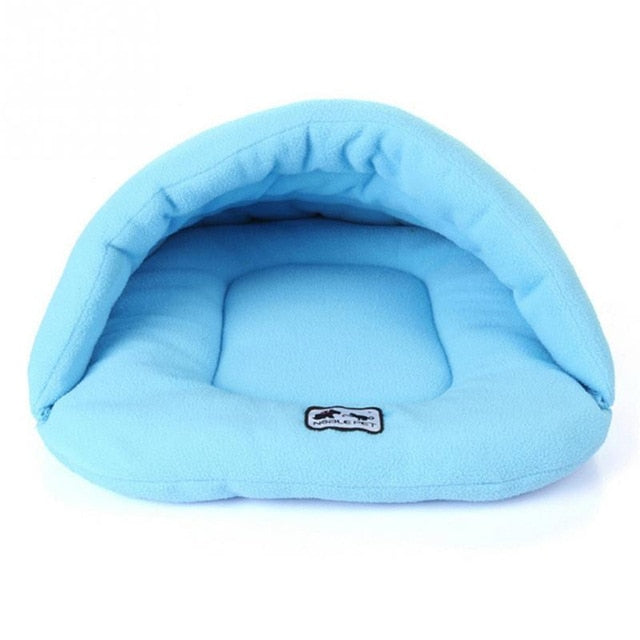 Warm Sleeping Fleece Dog Bed