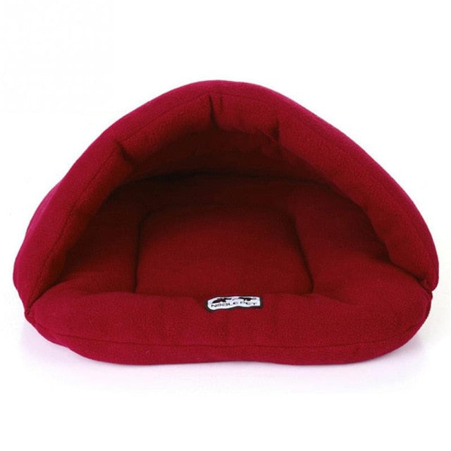 Warm Sleeping Fleece Dog Bed