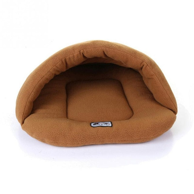 Warm Sleeping Fleece Dog Bed