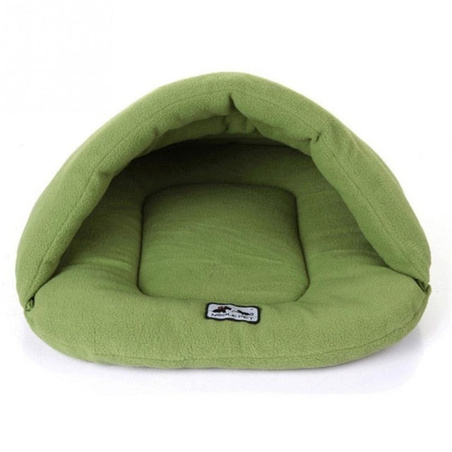 Warm Sleeping Fleece Dog Bed