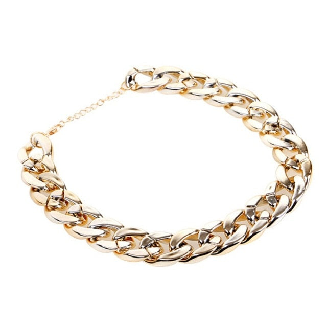 Fashion Pet Gold Chain Collar